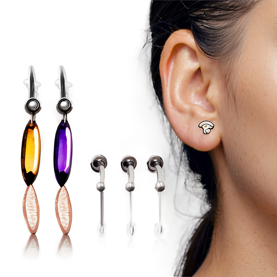 Minimalist Ear Piercing Ideas Png 30 PNG image