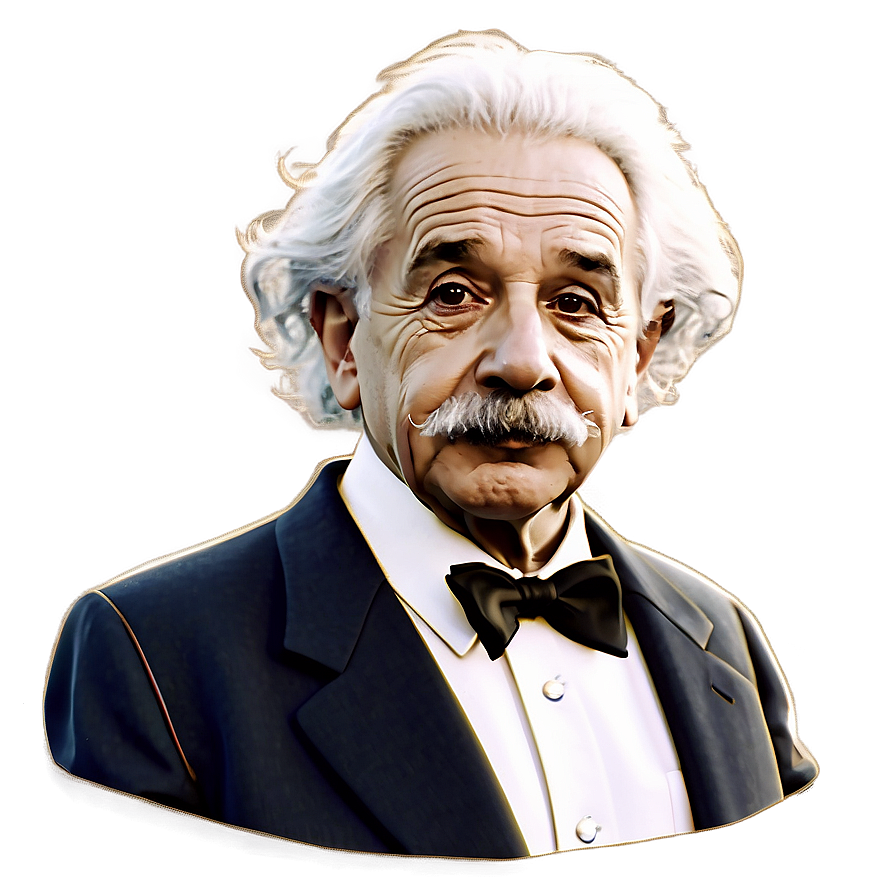 Minimalist Einstein Outline Png Sxp83 PNG image