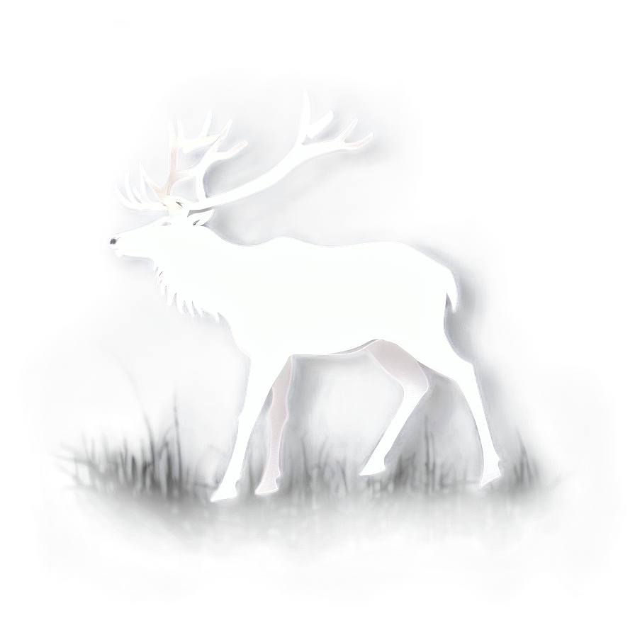 Minimalist Elk Png 05242024 PNG image