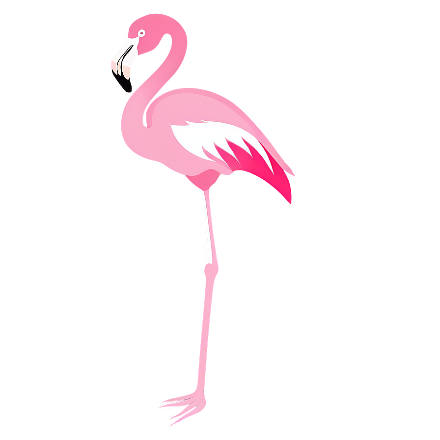 Minimalist Flamingo Design Png 05062024 PNG image
