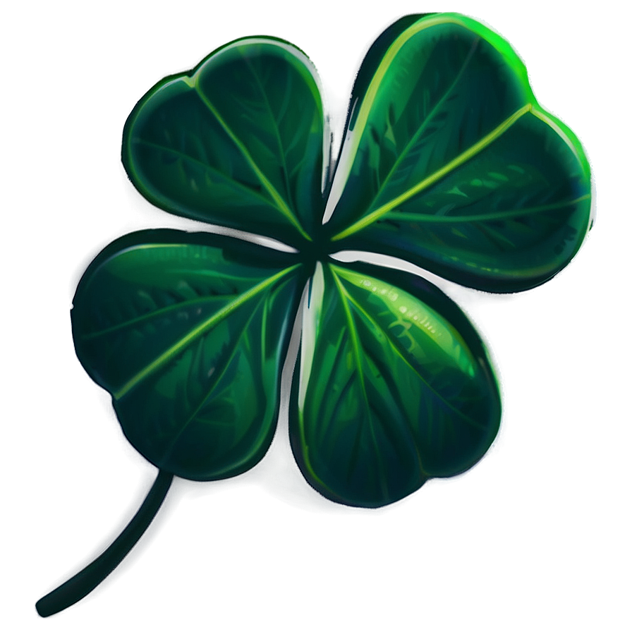 Minimalist Four Leaf Clover Png Ddp PNG image