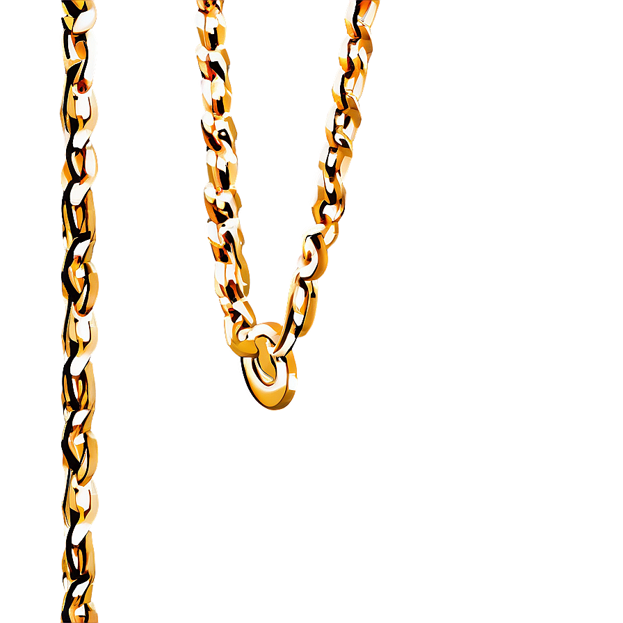 Minimalist Gold Chain Png 85 PNG image