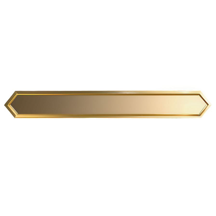 Minimalist Gold Trim Png Yhx PNG image