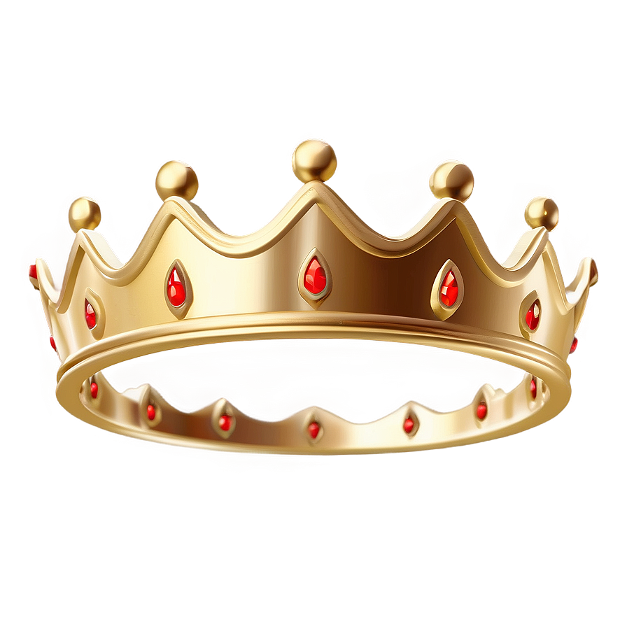 Minimalist Golden Crown Png 77 PNG image