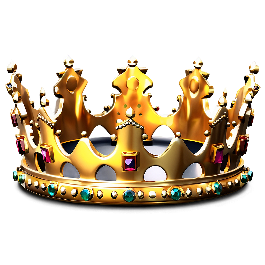 Minimalist Golden Crown Png Hys PNG image