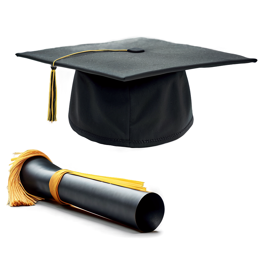 Minimalist Graduation Cap Clipart 06262024 PNG image