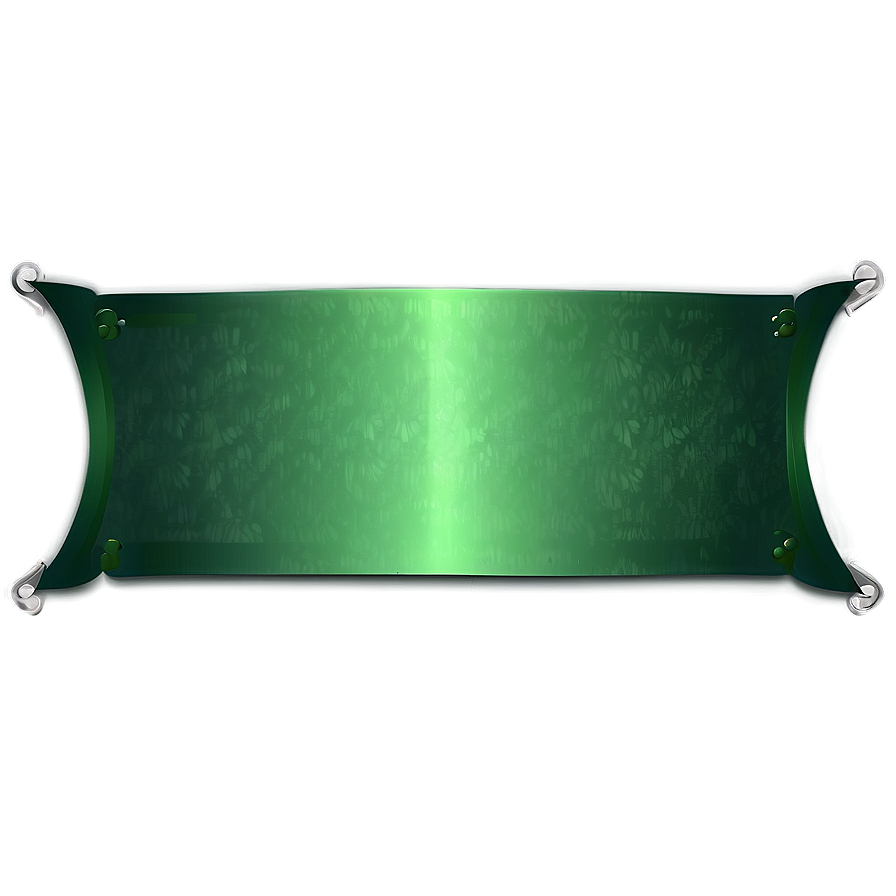 Minimalist Green Banner Template Png Pkq41 PNG image