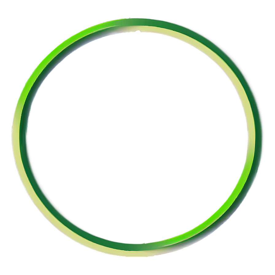 Minimalist Green Circle Symbol Png Sdj PNG image