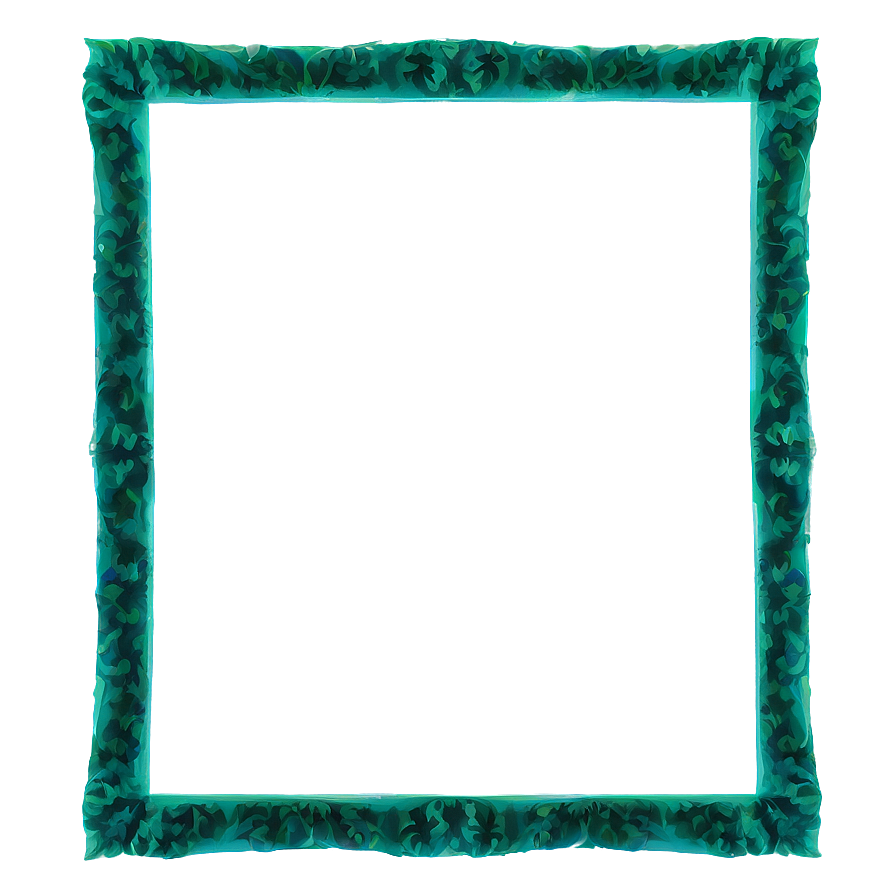 Minimalist Green Frame Png 06262024 PNG image