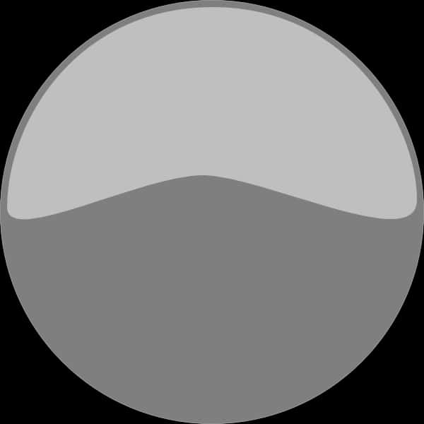 Minimalist Grey Button Design PNG image