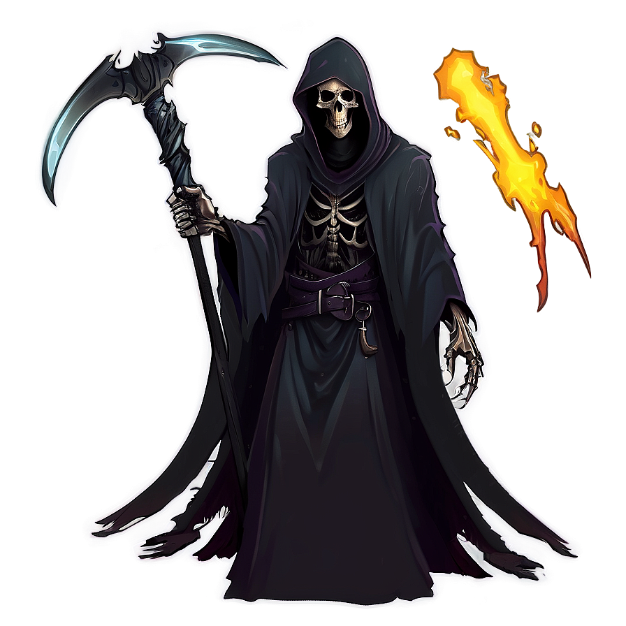 Minimalist Grim Reaper Png Dwc64 PNG image