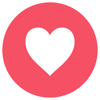 Minimalist Heart Icon PNG image
