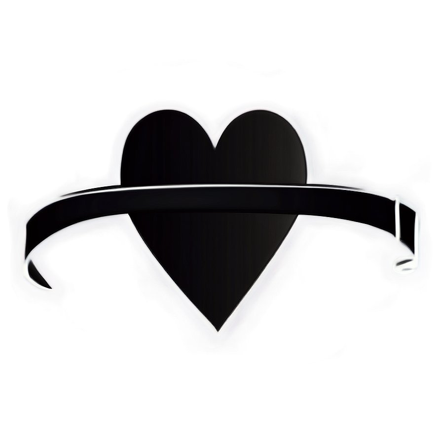 Minimalist Heart Line Art Png Hkf6 PNG image