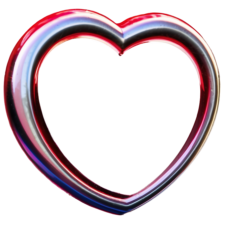 Minimalist Heart Outline Png Otu PNG image