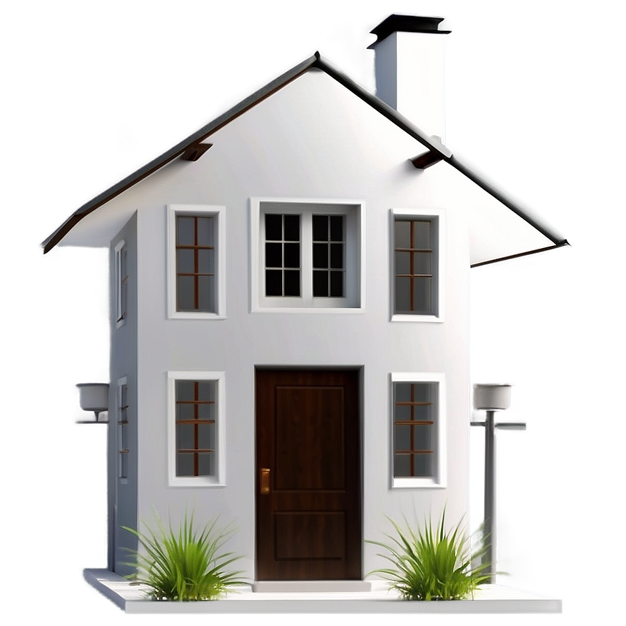 Minimalist Home Building Png 05242024 PNG image