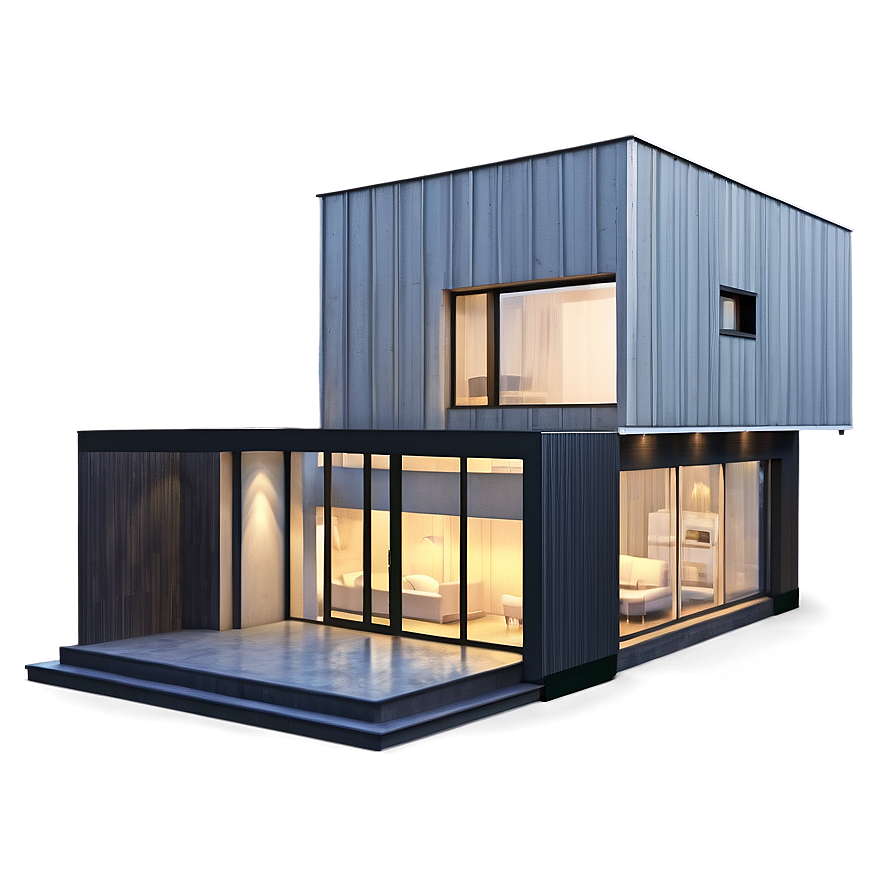 Minimalist Home Building Png 05242024 PNG image