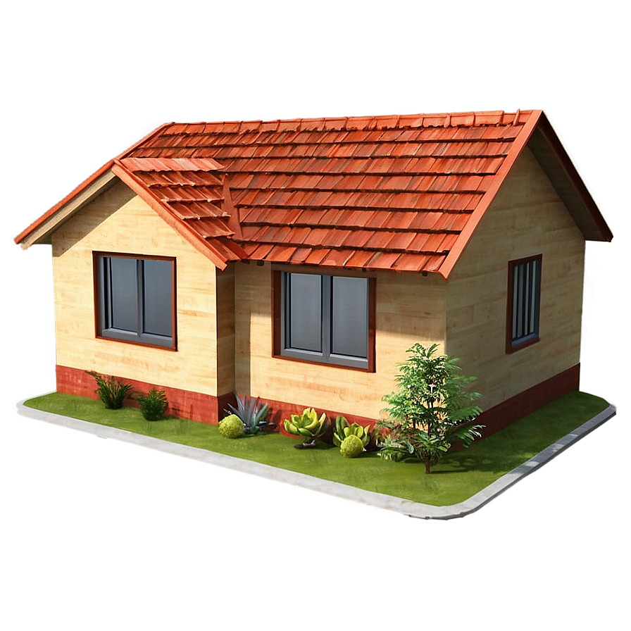 Minimalist Home Building Png 36 PNG image