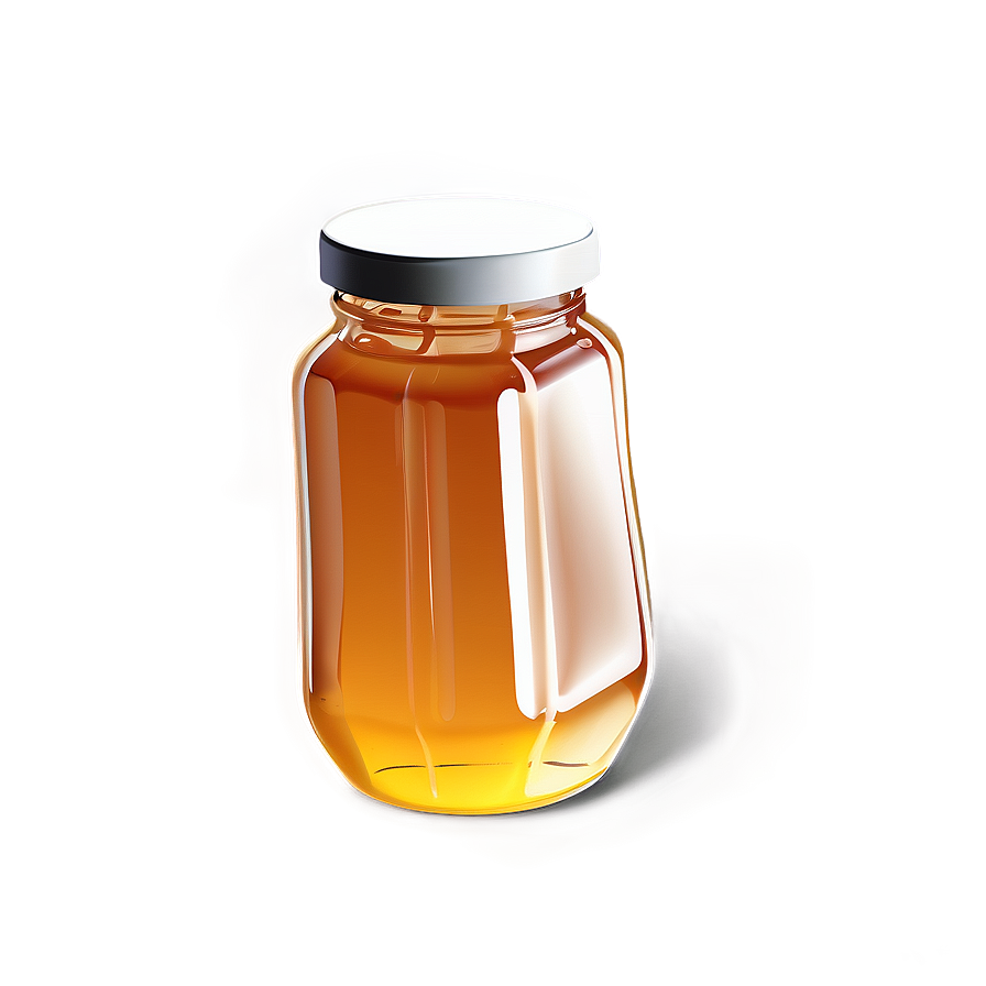 Minimalist Honey Jar Png Usm PNG image