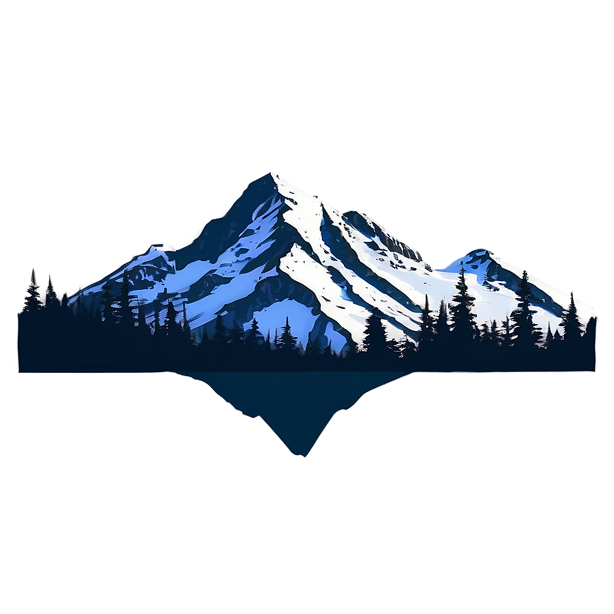 Minimalist Mountain Silhouette Png 99 PNG image