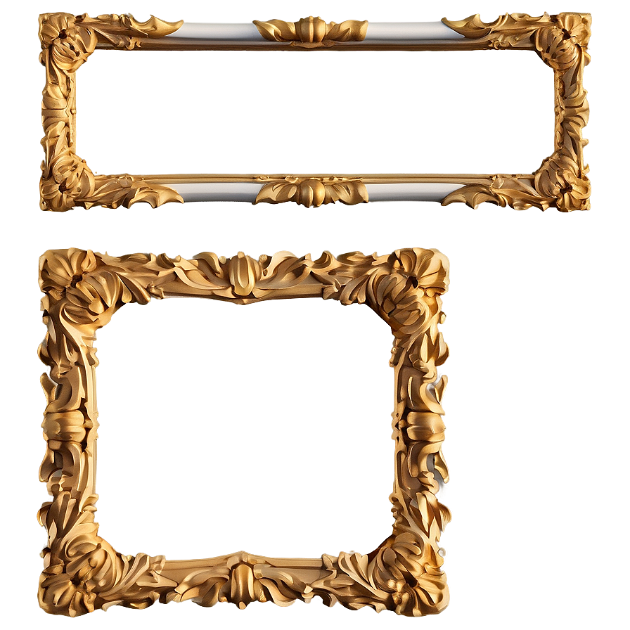 Minimalist Ornate Frame Png 38 PNG image