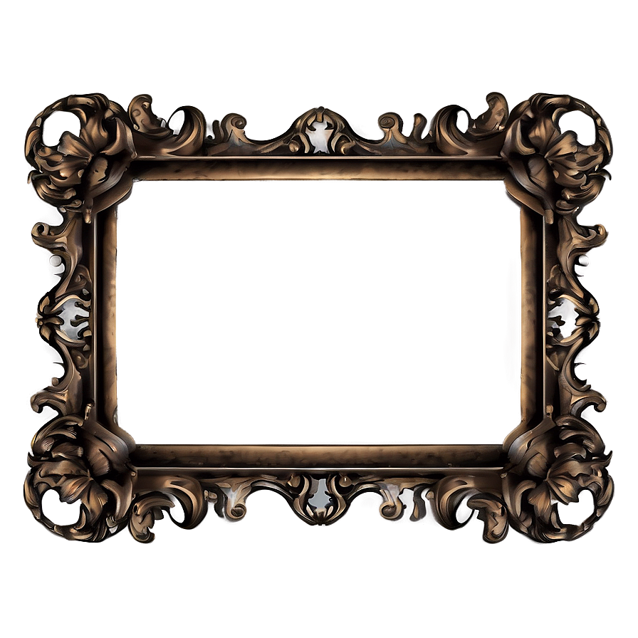 Minimalist Ornate Frame Png 70 PNG image