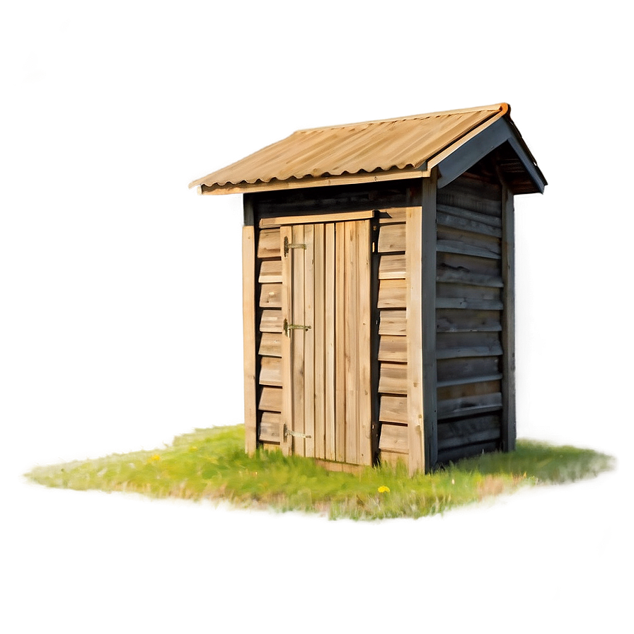 Minimalist Outhouse Structure Png Cyt PNG image