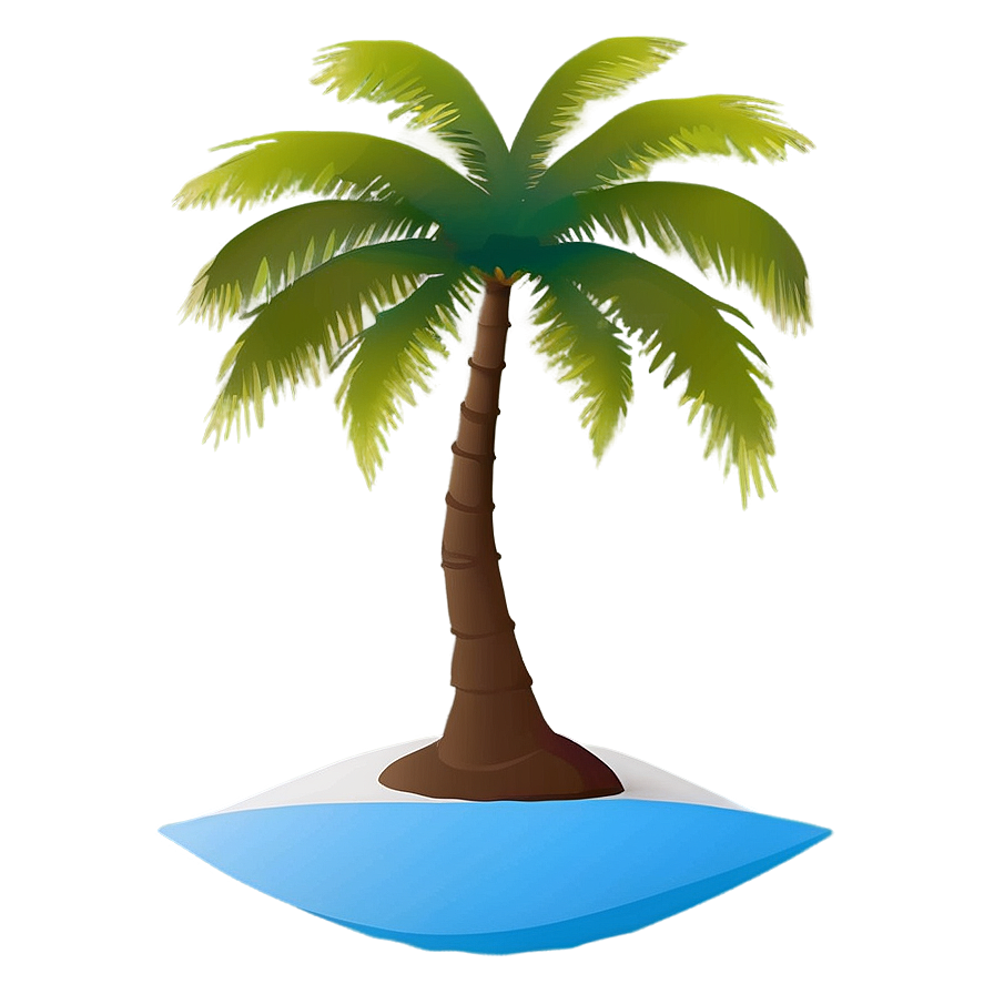 Minimalist Palm Silhouette Png 06262024 PNG image