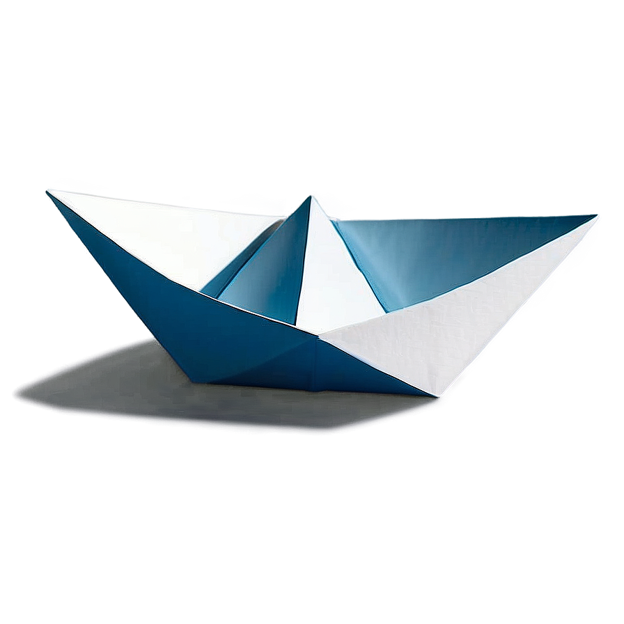 Minimalist Paper Boat Design Png 06282024 PNG image