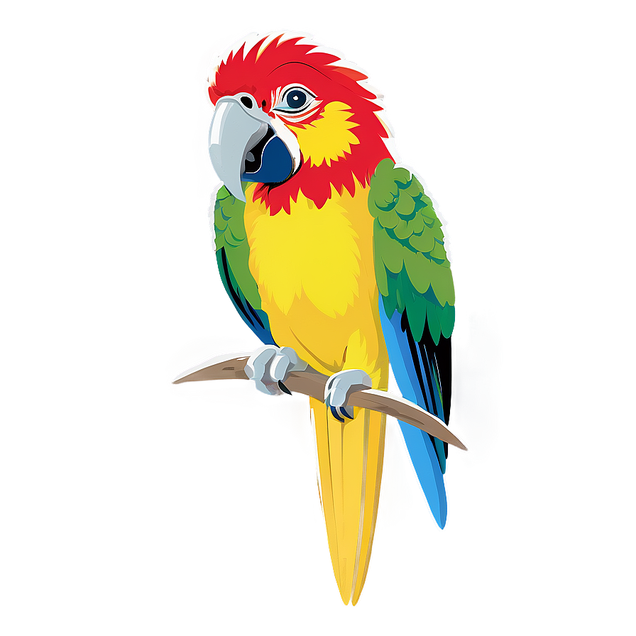 Minimalist Parrot Png Kkk90 PNG image