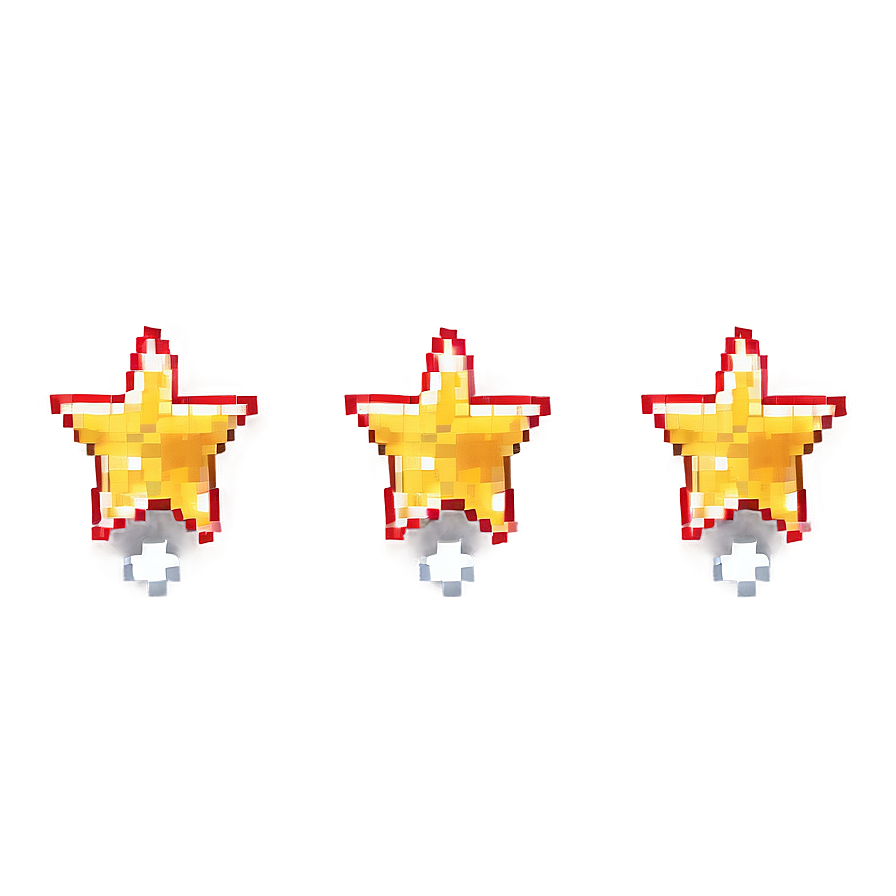 Minimalist Pixel Star Sign Png 72 PNG image