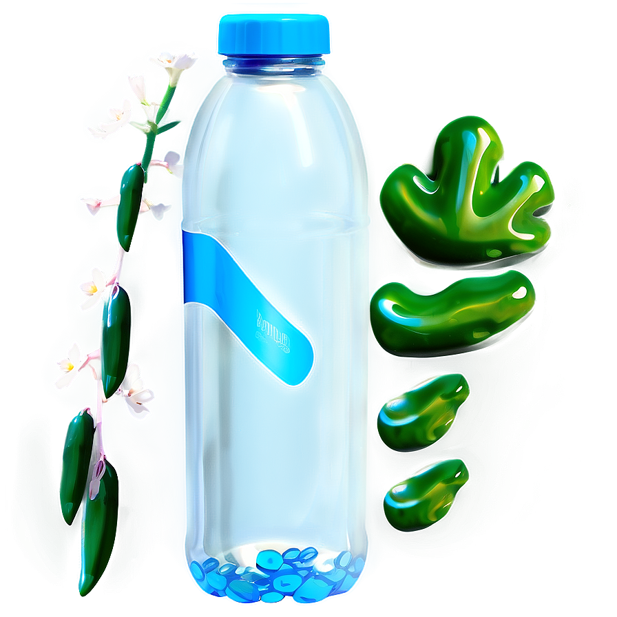 Minimalist Plastic Water Bottle Png 41 PNG image