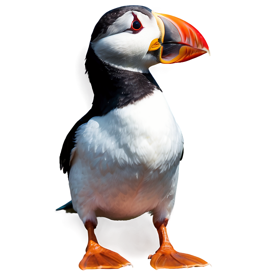 Minimalist Puffin Design Png Mmu PNG image