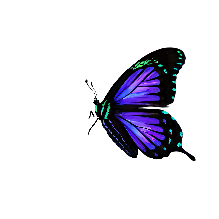 Minimalist Purple Butterfly Png Afc PNG image