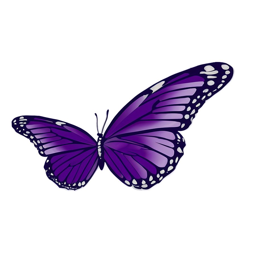 Minimalist Purple Butterfly Png Qtw PNG image