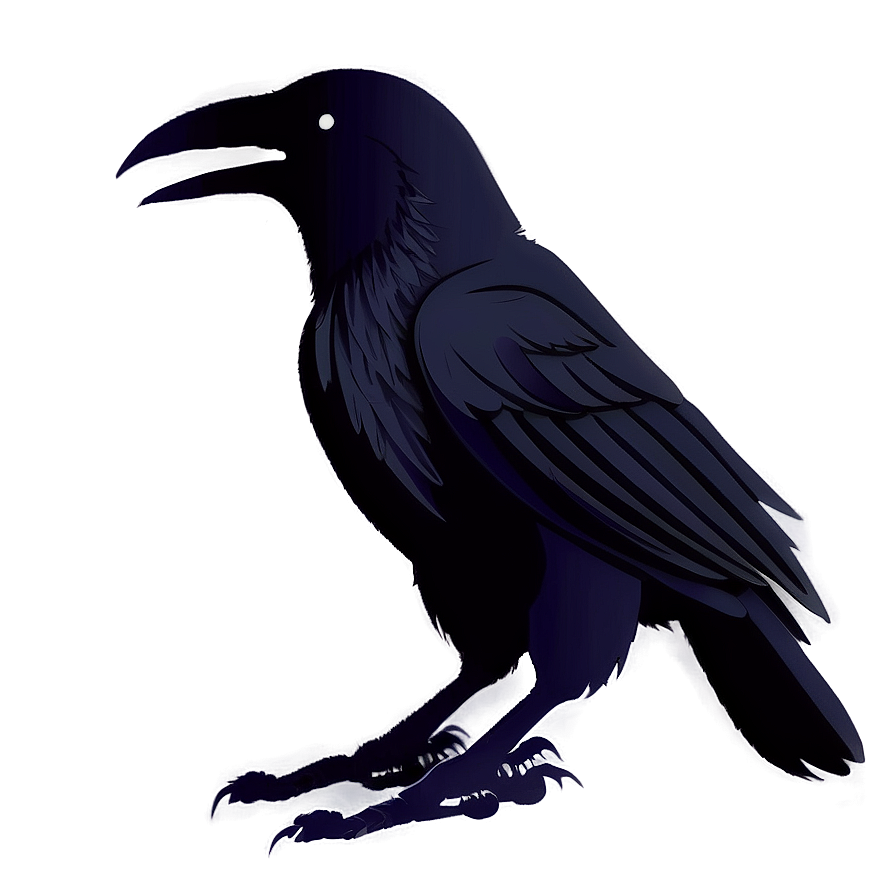 Minimalist Raven Png Ldf PNG image