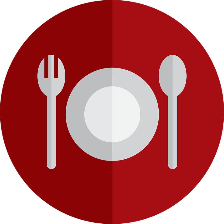 Minimalist Restaurant Plate Icon PNG image