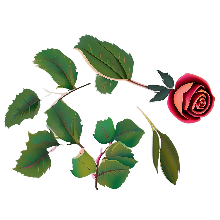 Minimalist Rose Png 06202024 PNG image