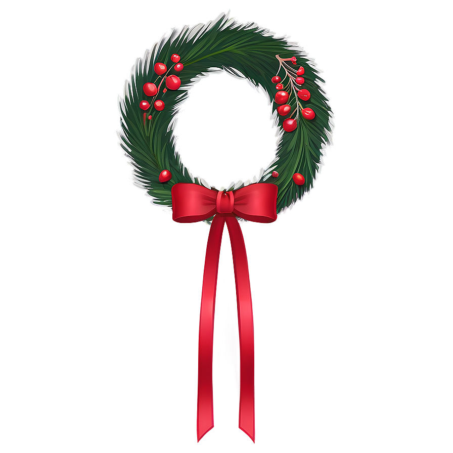 Minimalist Scandinavian Wreath Png 05242024 PNG image