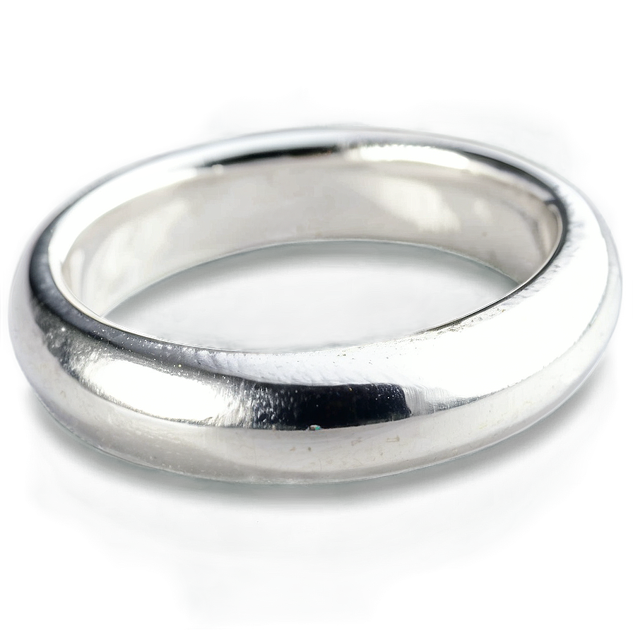 Minimalist Silver Ring Png Fwx68 PNG image