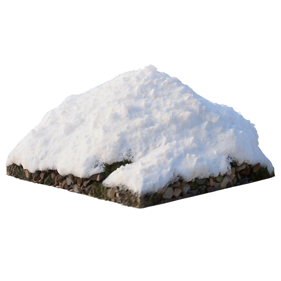 Minimalist Snow Pile Png Sua PNG image