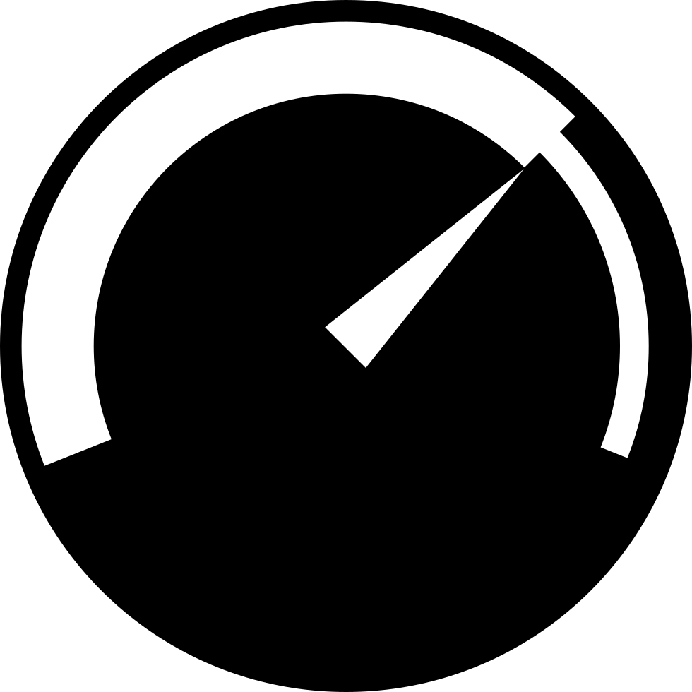 Minimalist Speedometer Graphic PNG image