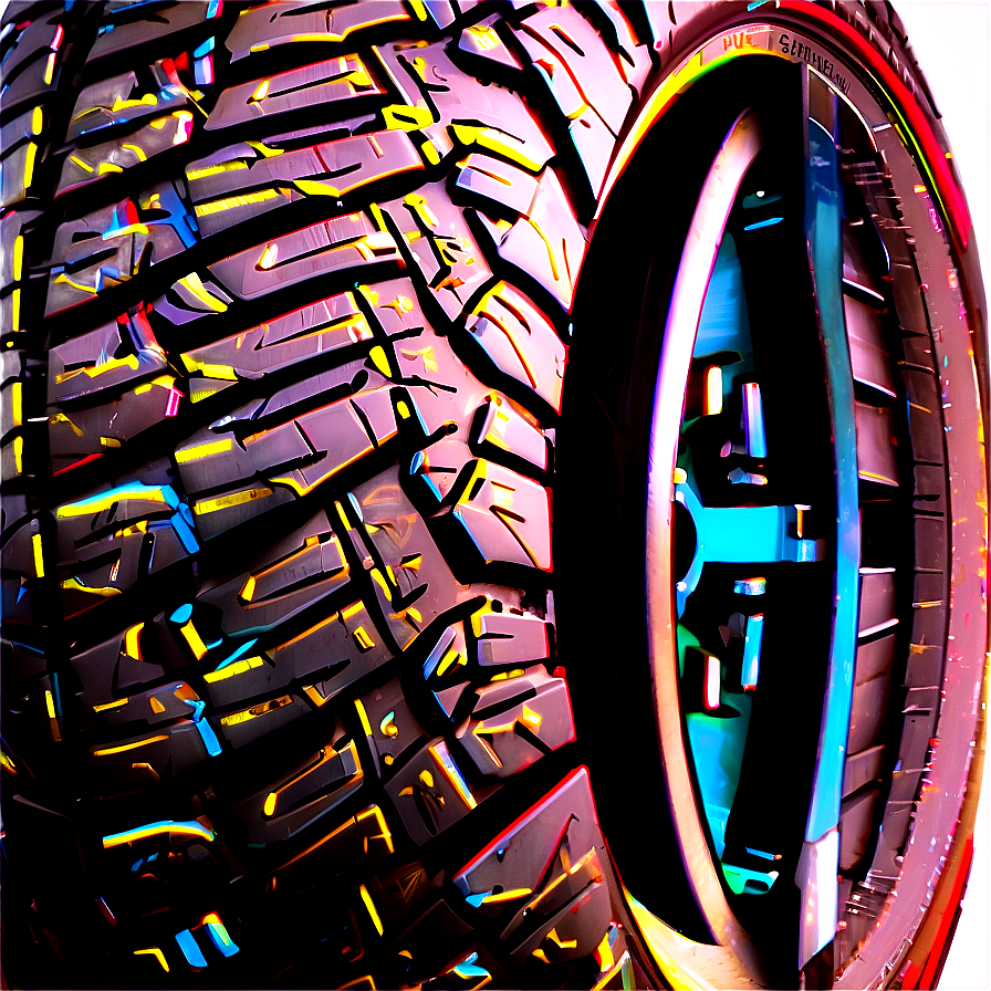 Minimalist Tire Tread Png 06272024 PNG image