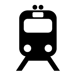 Minimalist Train Icon PNG image
