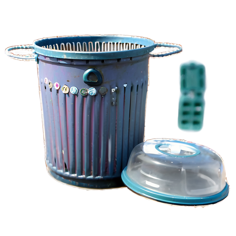 Minimalist Trash Bin Artwork Png 05252024 PNG image