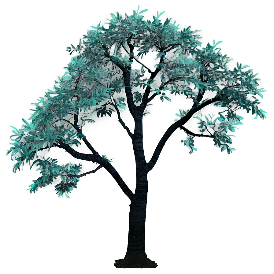 Minimalist Tree Top View Png Jaq PNG image