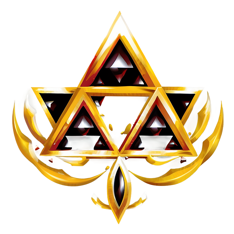 Minimalist Triforce Design Png Wlm PNG image