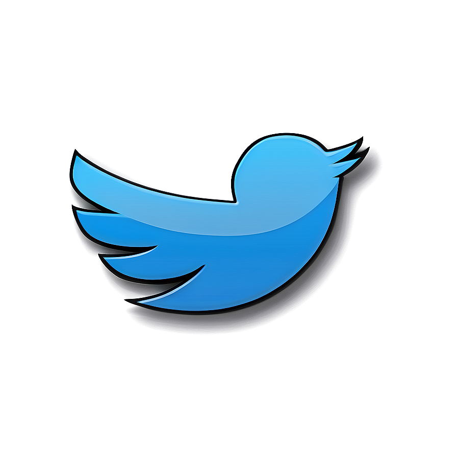 Minimalist Twitter Logo Png 48 PNG image