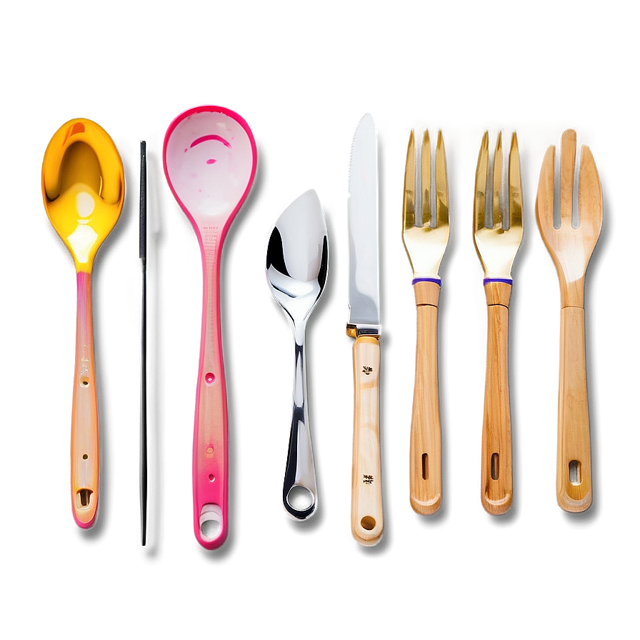 Minimalist Utensils Collection Png 1 PNG image