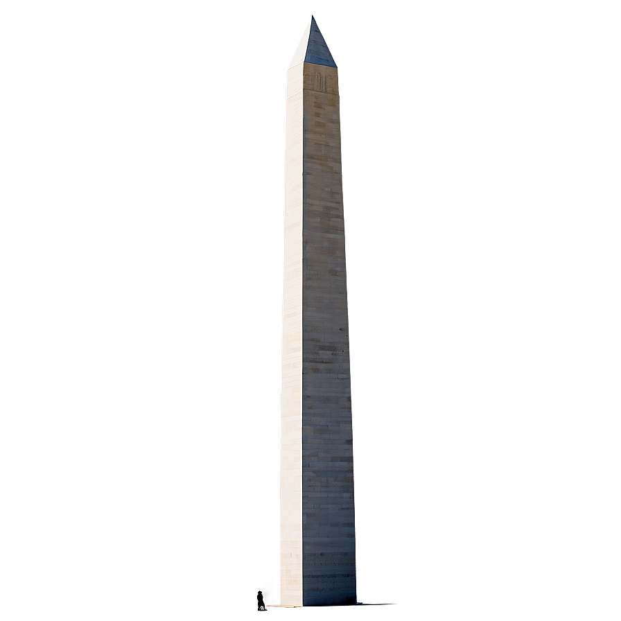 Minimalist Washington Monument Artwork Png Dde92 PNG image