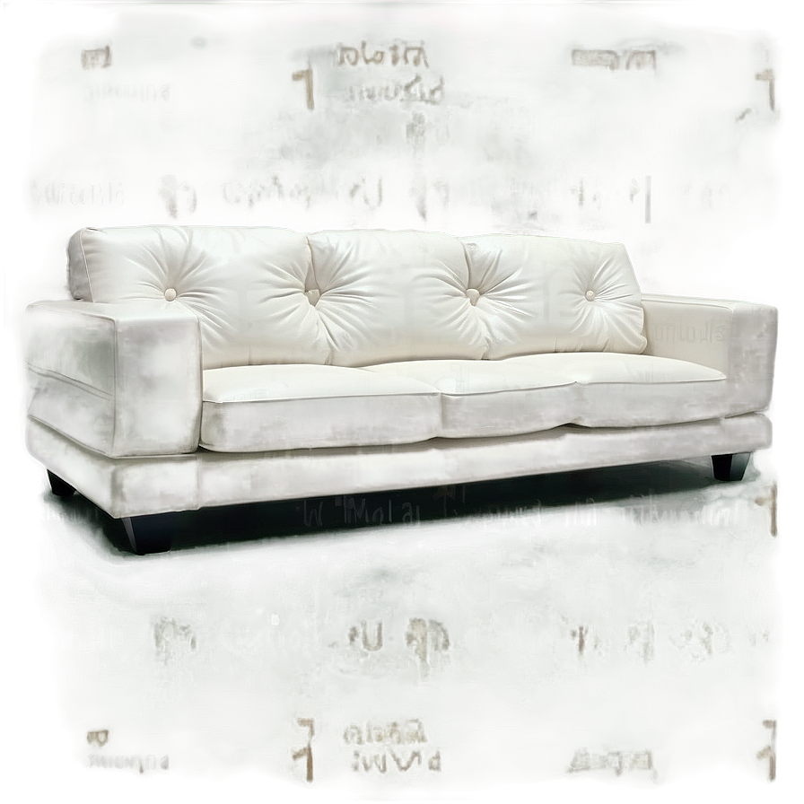 Minimalist White Couch Png Gix PNG image